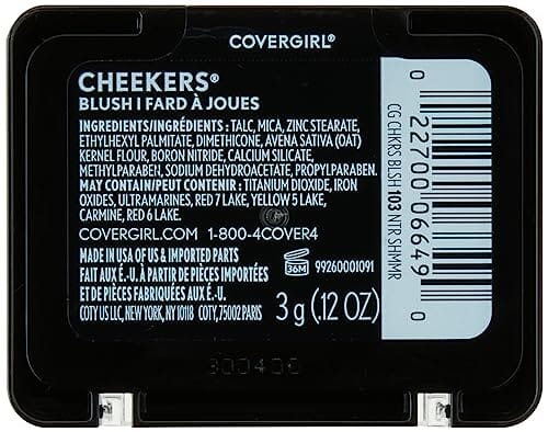 أحمر خدود كوفر جيرل تشيكرز CoverGirl Cheekers Blush, Natural Shimmer 103, 0.12 Ounce