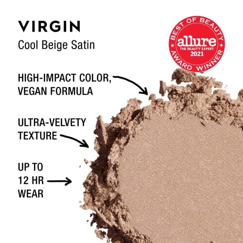 ظلال عيون مضغوطة 24/7 من أوربان ديكاي URBAN DECAY 24/7 Eyeshadow Compact - Award-Winning & Long-Lasting Eye Makeup - Up to 12 Hour Wear - Ultra-Blendable, Pigmented Color - Vegan Formula – Virgin (Cool Beige Satin)