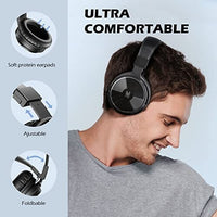 سماعات رأس لاسلكية فوق الأذن سماعة بلوتوث 5.2 مع ميكروفون OneOdio A11 Wireless Headphones Over Ear, Bluetooth 5.2 Headset w/ CVC8.0 Mic, Hi-Fi Audio & Deep Bass, Comfortable Memory Foam Ear Cups, Wired & Wireless 2-in-1 for Travel Home Office