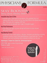 الأطباء صيغة مثير الداعم مثير توهج وردي ساخن لامع - 0.2 أوقية  Physicians Formula Sexy Booster Sexy Glow Glossy Stain - Hot Pink - 0.2 oz