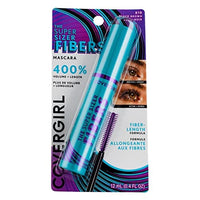 ماسكارا الألياف فائقة الحجم باللون الأسود والبني .35 فلوريدا COVERGIRL The Super Sizer Fibers Mascara Black Brown .35 fl. oz. (Pack of 4)