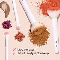 فرشاة دمج المروحة من ويت أند وايلد لأحمر الخدود وأقنعة التقشير ومقبض مريح wet n wild Fan Brush, Blending Brush for Highlighter, Blush, & Peel Masks, Ergonomic Handle