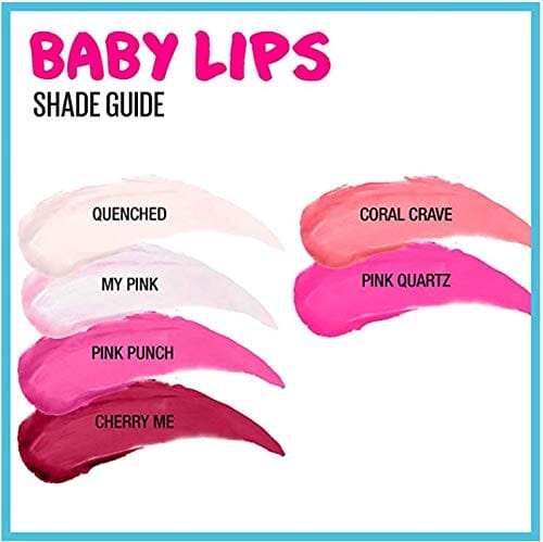 مرطب شفاه بيبي ليبس من ميبيلين نيويورك 3 عبوات Maybelline New York Baby Lips Moisturizing Lip Balm 3-pack, Lip Care Essentials, 3 Shades