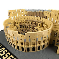 مجموعة مكعبات بناء الكولوسيوم الروماني Block Builder Roman Colosseum Building Block Set (6466pcs). Architecture Model Building Blocks for Kids and Adults