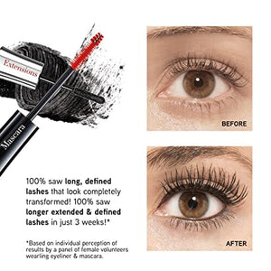 مجموعة أدوات إطالة الرموش الفورية من فيزيشنز فورميولا Physicians Formula Eye Booster Volumizing and Lengthening Mascara Instant Doll Lash Extension Kit, Ultra Black, Hypoallergenic, Dermatologist Tested, Clinically Tested, Cruelty Free