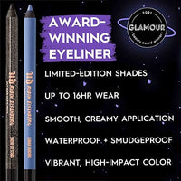 مجموعة هدايا عيد قلم تحديد العيون URBAN DECAY Robin Eisenberg 24/7 Holidaze Eyeliner Pencil Holiday Gift Set - Includes 2 Exclusive Shades in Lunar Landing (Periwinkle Matte) & Snow and Stars (Black Glitter) - Cruelty Free & Vegan