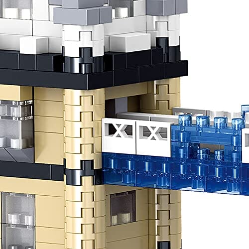 مجموعة مكعبات بناء جسر برج لندن TzFioy London Tower Bridge Building Blocks Set (1936Pcs) Famous World Architecture Educational Toys Micro Bricks for Kids Adults