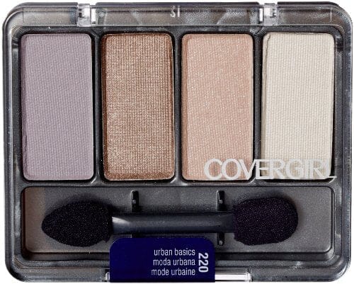 مجموعة معززات العيون مكونة من 4 ظلال CoverGirl Eye Enhancers 4 Kit Shadow, Urban Basics 220, 0.19-Ounce Packages (Pack of 3)