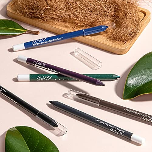 قلم تحديد عيون جل من ألماي Almay Gel Eyeliner, Waterproof, Fade-Proof Eye Makeup, Easy-to-Sharpen Liner Pencil, 150 Evergreen, 0.045Oz