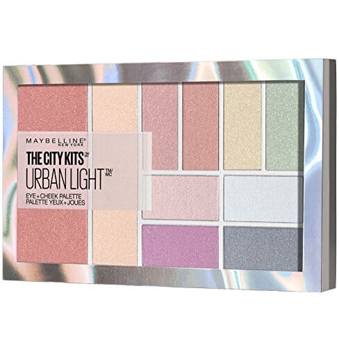 باليت العيون والخدود من مايبيلين نيويورك ذا سيتي كيتس الكل في واحد Maybelline New York The City Kits All-in-One Eye & Cheek Palette, Urban Light, 0.42 oz.