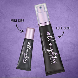 برايمر للوجه يدوم طويلاً من أوربان ديكاي Urban Decay All Nighter Longwear Face Primer, Travel Size - Lightweight, Long-Lasting Formula - Grips Foundation in Place, Smooths & Hydrates Skin - 0.28 fl. oz