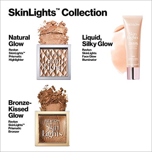 ريفلون سكينلايتس كريم برونزي سائل للوجه للوجه  إشراقة اللمعان Revlon Skinlights Face Glow Illuminator, Liquid Bronzer, Sunrise Luster, 1 Fl Oz