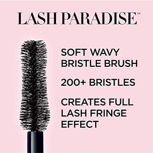 ماسكارا لوريال باريس فوليومينوس مكياج مقاومة للماء L'Oreal Paris Voluminous Makeup Lash Paradise Waterproof Mascara, Voluptuous Volume, Intense Length, Feathery Soft Full Lashes, No Smudging, No Clumping, Black, 0.25 Fl Oz (Pack of 3)