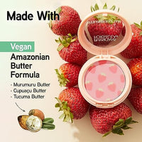 فيزيشنز فورميولا مورومورو مربى الفراولة أحمر الخدود الفراولة اللامعة Physicians Formula Murumuru Strawberry Jam Blush Strawberry, Shimmery finish