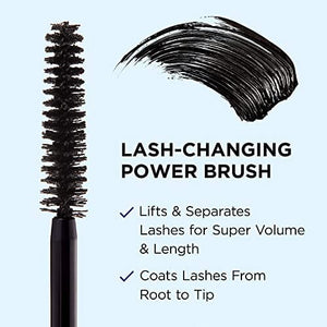 ماسكارا مضادة للماء خارقة من آي تي كوزمتكس IT Cosmetics Superhero Volumizing Waterproof Mascara – 24HR Wear – Resists Sweat & Humidity – Lash-loving Biotin, Peptides & Pro-Vitamin B5 – Super Black, 0.3 fl oz