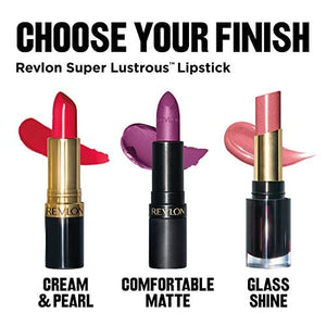 أحمر شفاه مرطب بلا عيوب مع الصبار وحمض الهيالورونيك REVLON Super Lustrous Glass Shine Lipstick, Flawless Moisturizing Lip Color with Aloe, Hyaluronic Acid and Rose Quartz, Dazzle Me Pink (015), 0.15 oz