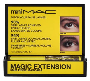 ماسكارا ميني ماك ماجيك تمديد الألياف (أسود فائق) MAC Mini MAC Magic Extension 5MM Fibre Mascara (Extensive Black) - 0.17 fl oz / 5 mL
