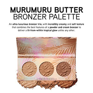 مجموعة لوحة مكياج الوجه من فيزيشينز فورميولا مورومورو زبدة برونزر Physicians Formula Murumuru Butter Bronzer Face Makeup Palette Set, Set of 3, Light Bronzer, Sunset Bronzer, Endless Summer Powder