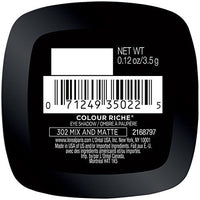 لوريال باريس كوزماتيكس كولور ريتش مونوس ظلال عيون L'Oreal Paris Cosmetics Color Riche Monos Eyeshadow, Mix and Matte, 0.12 Ounce