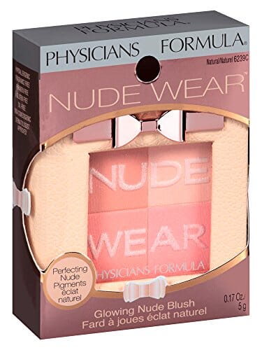 أحمر خدود متوهج من فيزيشنز فورميولا نيود وير Physicians Formula Nude Wear Glowing Nude Blush, Natural, 0.17 Ounce