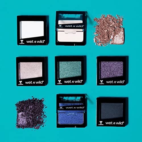 مظلل العيون بلون آيكون اللامع من ويت إن وايلد (عبوة من قطعتين) wet n wild Color Icon Glitter Eyeshadow Shimmer Spiked (Pack of 2)