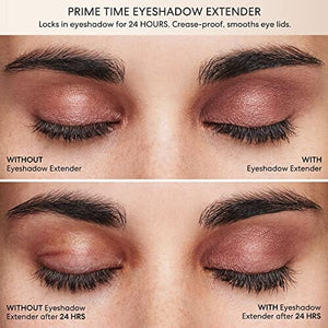 موسع ظلال العيون من بار مينيرالز برايم تايم bareMinerals Prime Time Eyeshadow Extender, Primes + Smooths Eyelids For Eyeshadow Application, 24-Hour Wear, Crease-Proof, Waterproof, Vegan