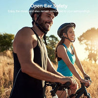 سماعات بلوتوث رياضية مفتوحة الأذن IYY Bone Conduction Headphones,Open-Ear Bluetooth Sport Headphones, Waterproof Wireless Headphones with Built-in Mic for Workout, Running, Hiking, Cycling