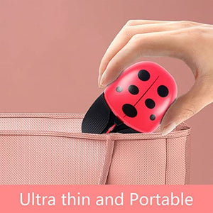 ماوس لاسلكي يعمل بالبلوتوث  CHUYI Wireless Bluetooth Mouse, Rechargeable Quiet Mouse Cute Ladybug Pattern Portable Travel Mute Mouse 1600 DPI Optical Silent Cordless Office Mice for Computer Laptop PC Gift (Red)