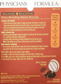 برونزر مخبوز معزز للتوهج من فيزيشانز فورميلا Physicians Formula Bronze Booster Glow-Boosting Baked Bronzer, Medium to Dark, 0.24 Ounce