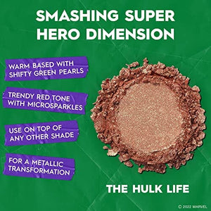 ظلال محدودة الإصدار غير لامعة URBAN DECAY x Marvel Studios She-Hulk Mini Eyeshadow Palette - 6 Limited-Edition Matte & Moondust FX Shimmer Shades - Ultra-Blendable & Richly Pigmented - Vegan