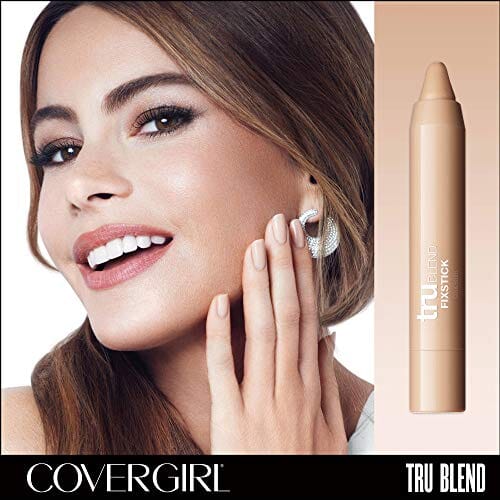 خافي عيوب البشرة تروبلند فيكسستيك من كوفرجيرل COVERGIRL Trublend Fixstick Concealer Medium Deep D1-4 0.123 Oz, 0.120-Fluid Ounce