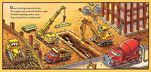 ليلة سعيدة Goodnight, Goodnight Construction Site (Board Book for Toddlers, Children's Board Book)