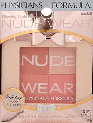 أحمر خدود متوهج من فيزيشنز فورميولا نيود وير Physicians Formula Nude Wear Glowing Nude Blush, Natural, 0.17 Ounce