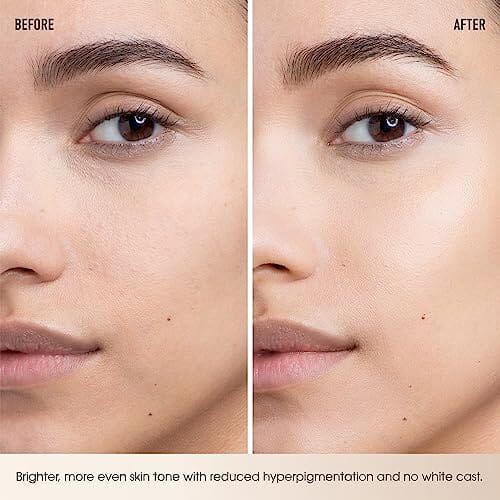 مرطب يومي للوجه + كريم للرقبة bareMinerals Skinlongevity Phyto-Vitamin C Brightening Moisturizer Mineral SPF 30, Brightening Daily Face Moisturizer + Neck Cream