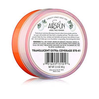 بودرة الوجه السائبة من كوتي شفافة Coty Airspun Loose Face Powder, Translucent, Pack of 2