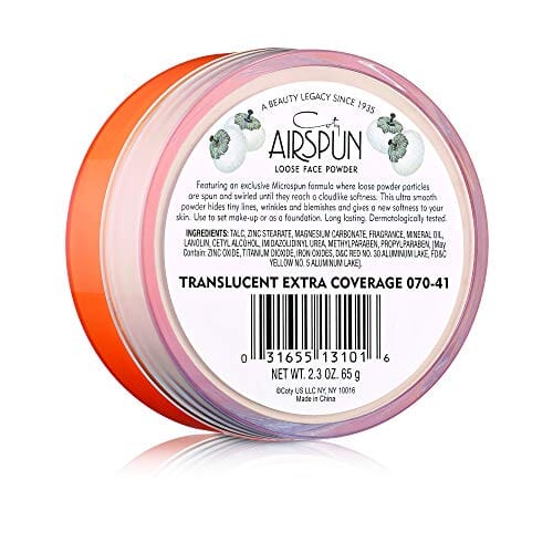 بودرة الوجه السائبة من كوتي شفافة Coty Airspun Loose Face Powder, Translucent, Pack of 2