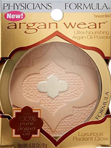 تركيبة الأطباء - مسحوق زيت الأرغان المغذي للغاية Physicians Formula Argan Wear Ultra-Nourishing Argan Oil Powder, Translucent, 0.32 Ounce