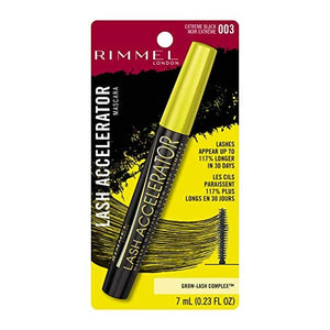 ماسكارا ريميل لاش اكسيليراتور Rimmel Lash Accelerator Mascara, Extreme Black, Pack of 1