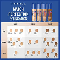 ريميل لندن كريم أساس ماتش بيرفيكشن بعامل حماية من الشمس Rimmel London Match Perfection Foundation Spf20 101 Classic Ivory 30ml