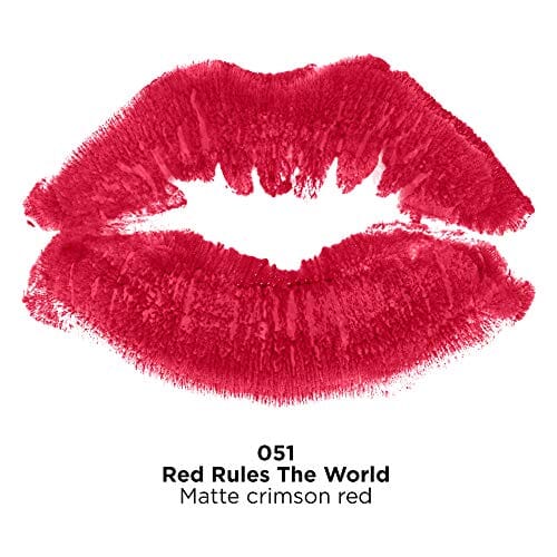 أحمر شفاه سوبر لاستروس مات من ريفلون ريد رولز ذا وورلد Revlon Super Lustrous Matte Lipstick, Red Rules The World, 1 Count