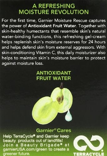 مرطب للوجه لإنقاذ الرطوبة للبشرة الجافة Garnier SkinActive Moisture Rescue Face Moisturizer, Dry Skin, 1.7 oz.