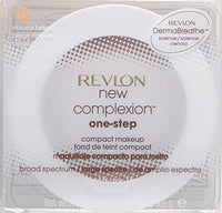 كريم أساس من ريفلون للوجه تغطية خفيفة تدوم طويلاً مع لمسة نهائية غير لامعة Foundation by Revlon, New Complexion One-Step Face Makeup, Longwear Light Coverage with Matte Finish, SPF 15, Cream to Powder Formula, Oil Free, 004 Natural Beige, 0.35 Oz