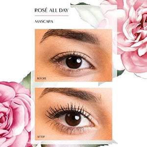 ماسكارا فيزيائيون فورميولا Physicians Formula Rosé All Day Mascara Black Volumizing, Hypoallergenic, Conditioning, Nourishing, Lifting, Lengthening, Dermatologist Approved