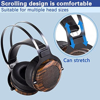 سماعة رأس سلكية فوق الأذن lotorasia Wired Over Ear Headphone, Mixing DJ Stereo Headset 50mm Diameter Drivers 3.5mm Audio Jack for AMP Computer Recording and Music Audiophile