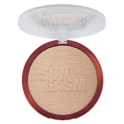 كاتريس | هايلايتر للوجه والجسم | مسحوق ناعم حريري Catrice | SUNGASM Face & Body Highlighter | Jumbo Sized, Silky Soft Powder With Light Reflecting Pigments | For All Skintones | Vegan, Paraben Free, Oil Free | Cruelty Free