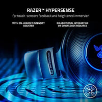 سماعة وماوس الألعاب اللاسلكية Razer Kraken V3 Pro HyperSense Wireless Gaming Headset w/Haptic Technology & Leatherette Memory Foam Cushions & Viper Ultimate Hyperspeed Lightest Wireless Gaming Mouse & RGB Charging Dock