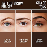 صبغة تاتو طويلة الأمد للحواجب من ميبيلين نيويورك بني غامق Maybelline New York Brow Tattoo Longlasting Tint, Dark Brown, 4.9 ml,1 Count (Pack of 1),B2998500