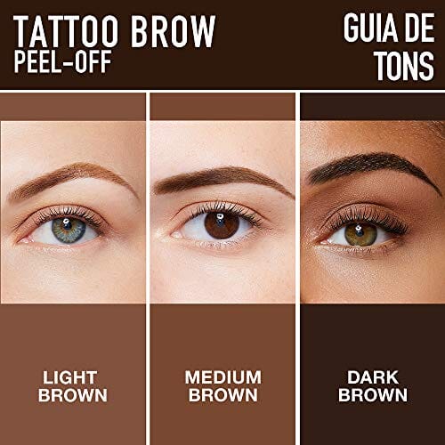 صبغة تاتو طويلة الأمد للحواجب من ميبيلين نيويورك بني غامق Maybelline New York Brow Tattoo Longlasting Tint, Dark Brown, 4.9 ml,1 Count (Pack of 1),B2998500