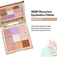 ظلال العيون باليت هدى بيوتي 100٪ أصلي (فاتح) NUDE EYESHADOW PALETTE HUDA BEAUTY 100% AUTHENTIC (LIGHT)