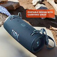 مكبر صوت بلوتوث محمول JBL Xtreme 3 - Portable Bluetooth Speaker, powerful sound and deep bass, IP67 waterproof, 15 hours of playtime, powerbank, PartyBoost for multi-speaker pairing (Blue)